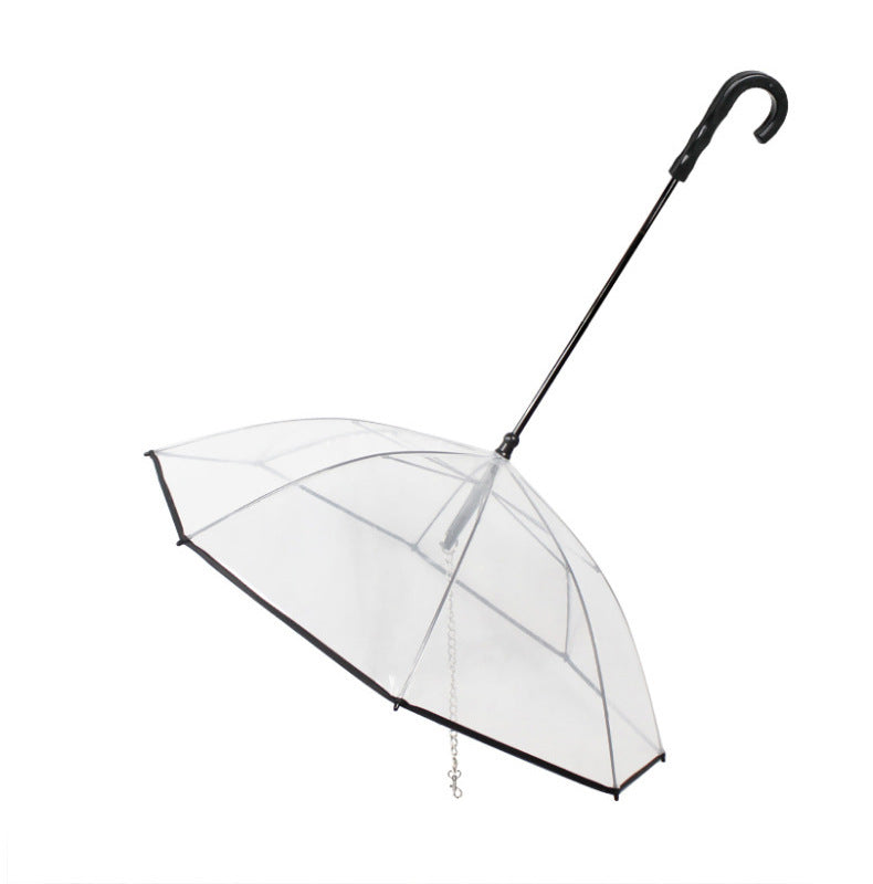 Transparent Umbrella With Traction Chain