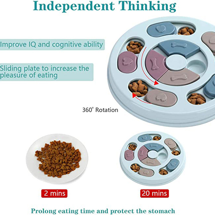 Creative Dog Smart Puzzle Feeding Bowl