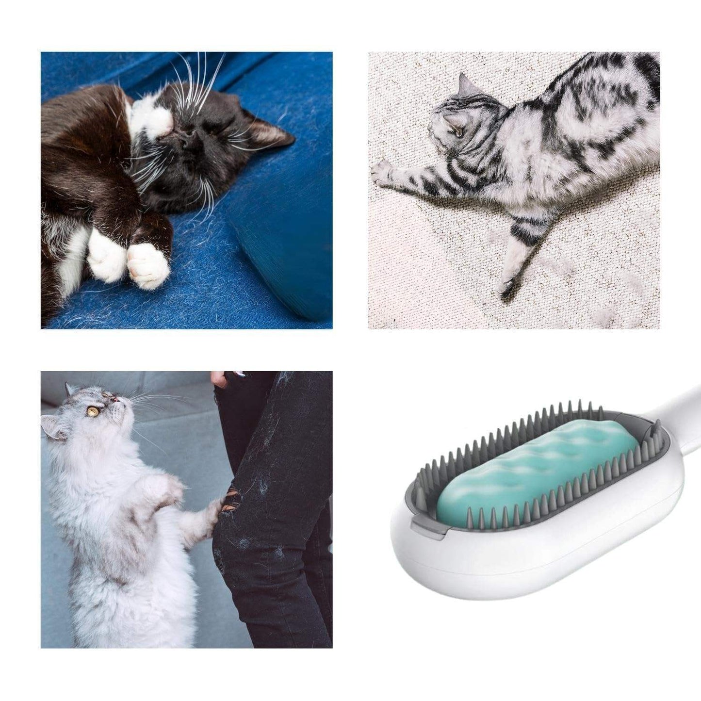 4-in-1 Cat Grooming Brush