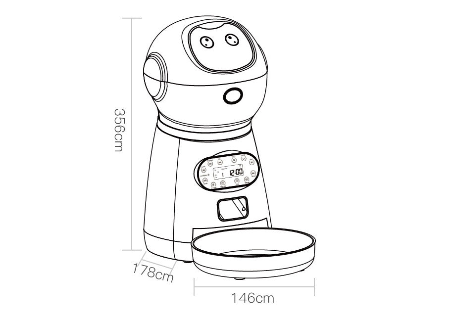 Automatic Pet Feeder Robot