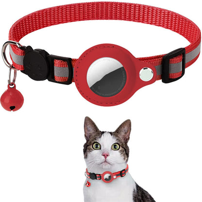 Airtag Holder Reflective Cat Collar