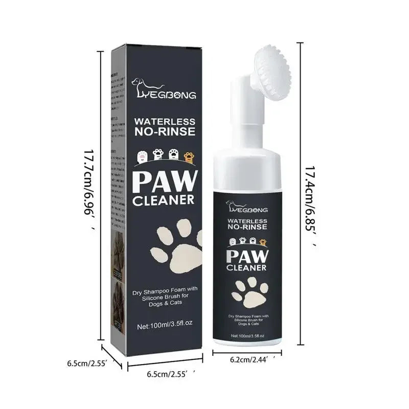 Paw Cleaner Foam with Brush