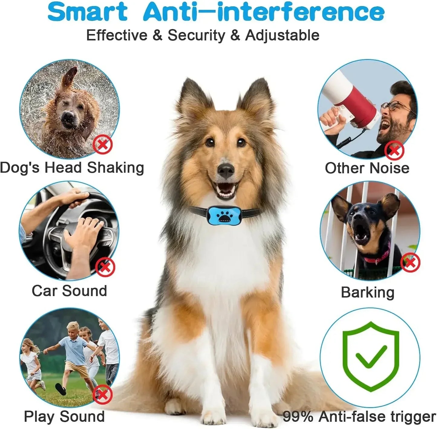 Anti Barking Ultrasonic Training Collar