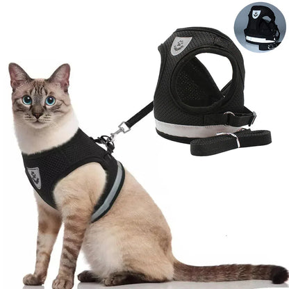 Breathable Cat Harness & Leash