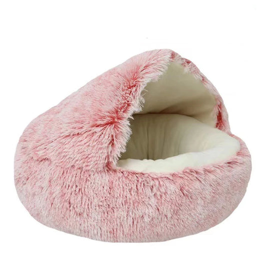 Warm Plush Cat Sleeping Bed