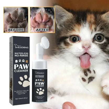 Paw Cleaner Foam with Brush