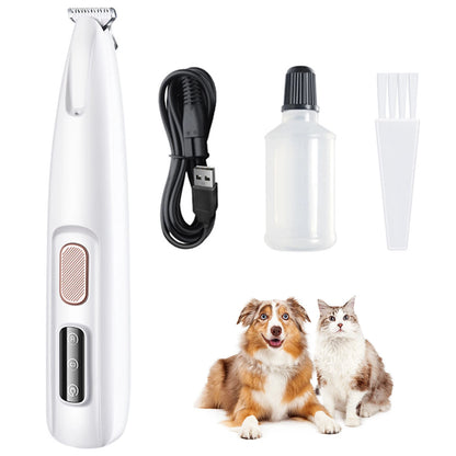 Pet Hair Clipper with LED Light