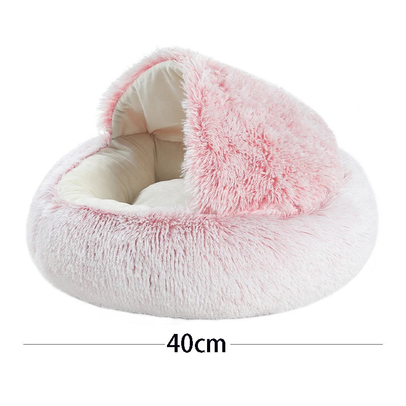 Warm Plush Cat Sleeping Bed