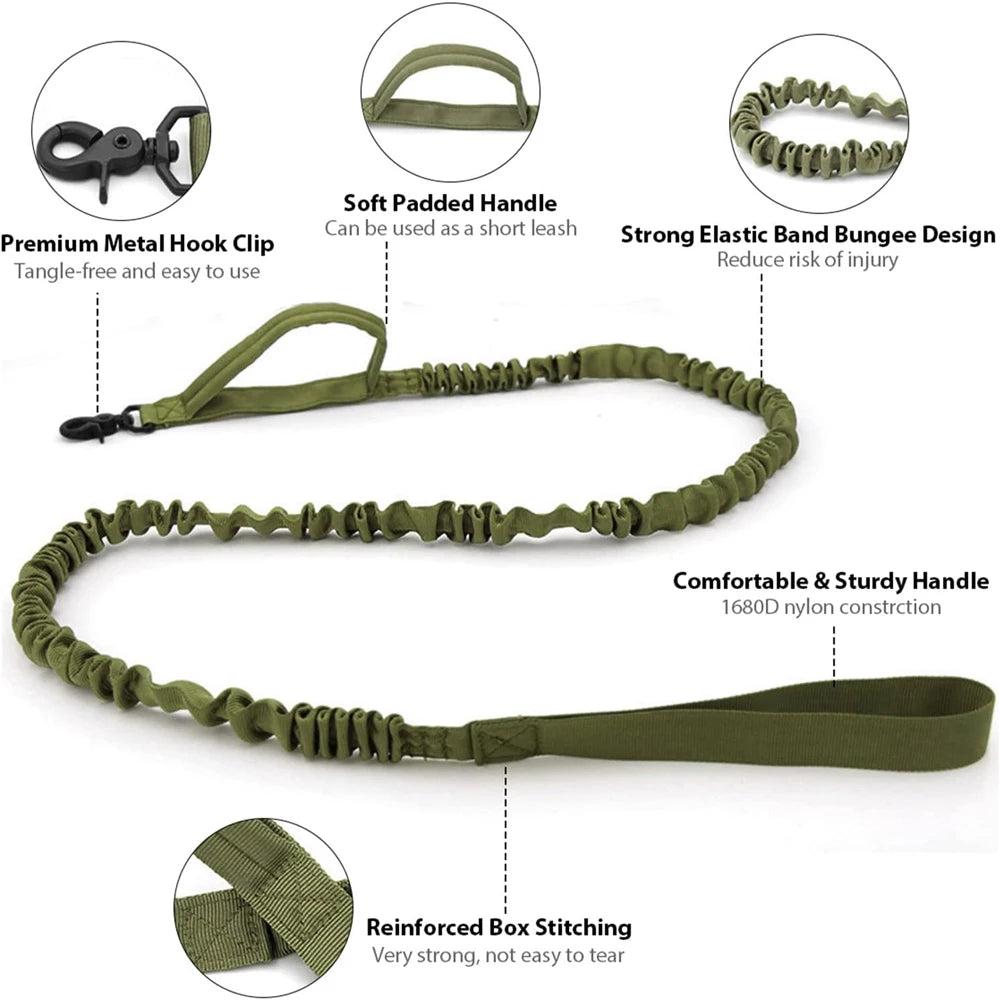 Durable Tactical Leash Set