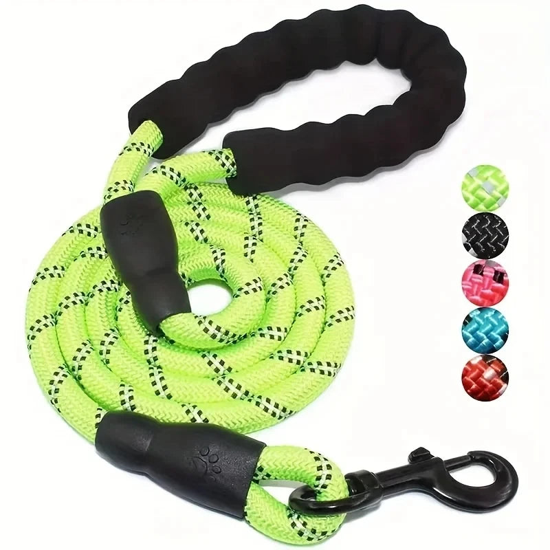 Reflective Dog Leash With Comfortable Padded Handle