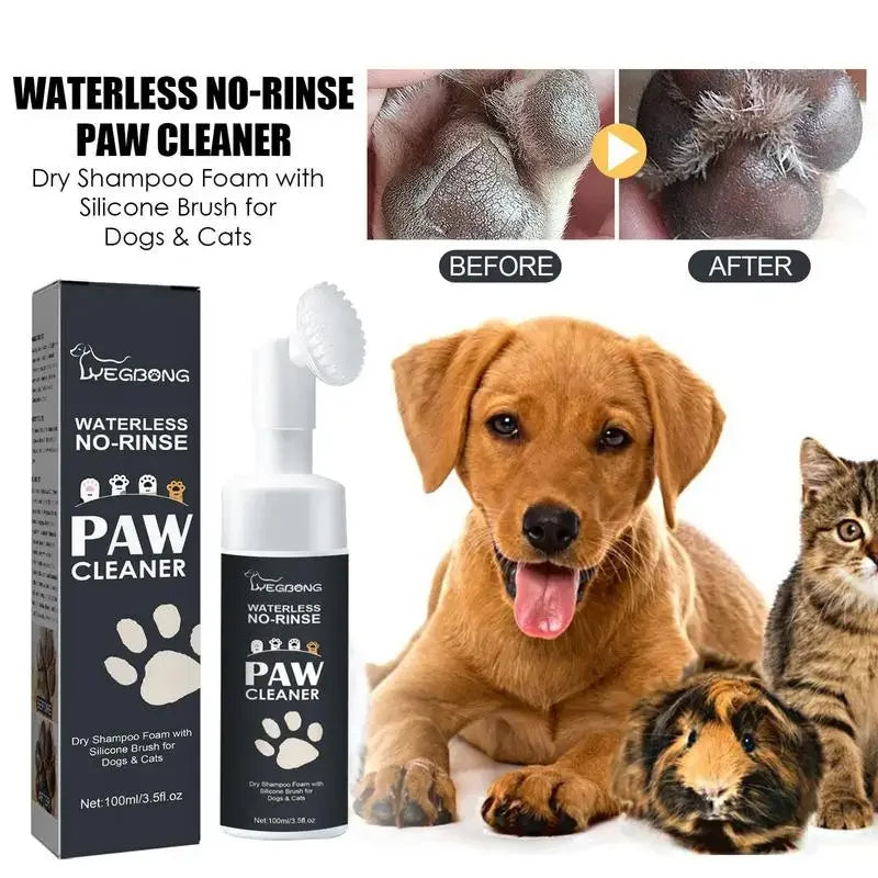 Paw Cleaner Foam with Brush