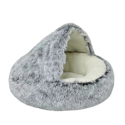 Warm Plush Cat Sleeping Bed