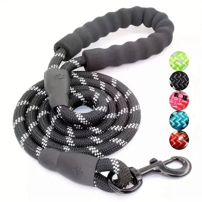 Reflective Dog Leash With Comfortable Padded Handle