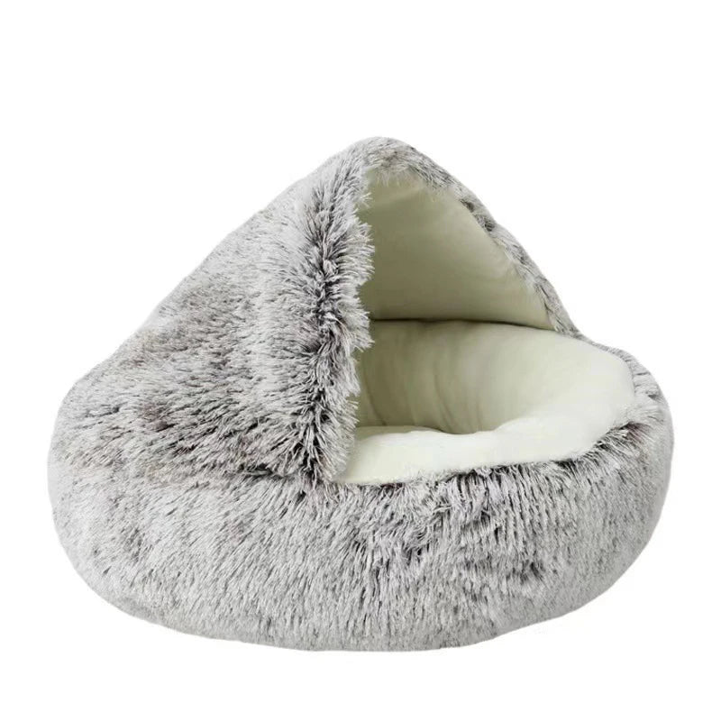 Warm Plush Cat Sleeping Bed