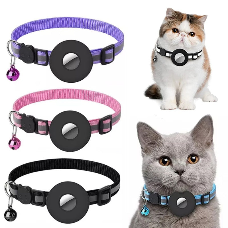 Airtag Holder Reflective Cat Collar