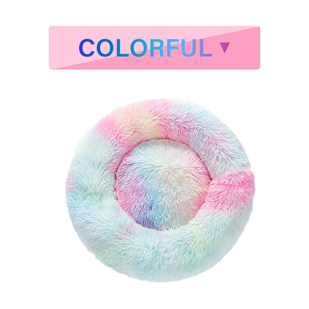 Fluffy Donut Dog Bed