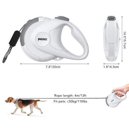 Retractable Reflective Dog Walking Tractor