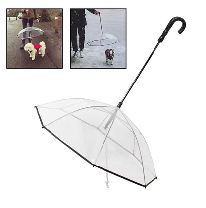 Transparent Umbrella With Traction Chain