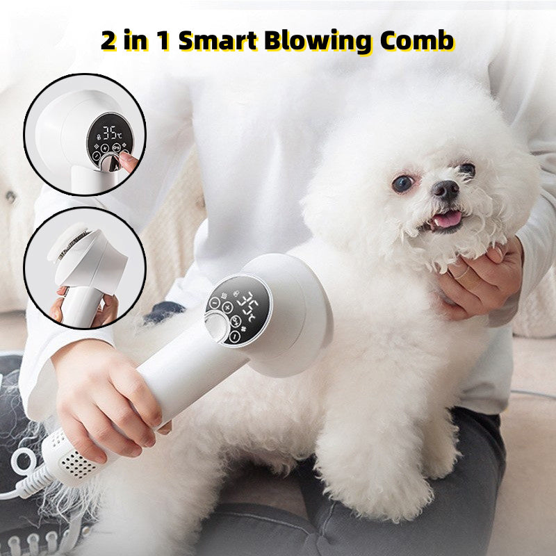 2 in 1 Smart Blowing Comb & Dryer